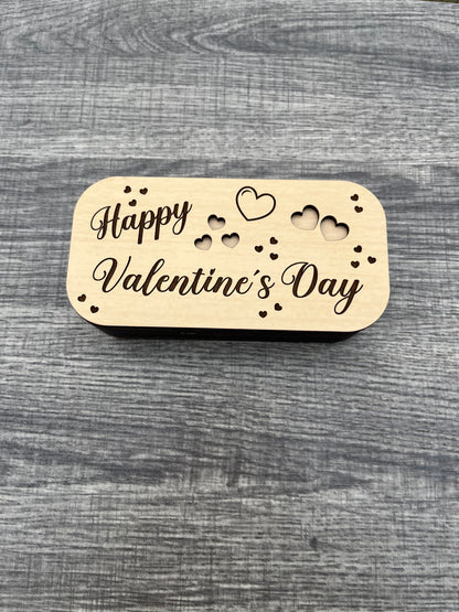 Valentine’s Day Chocolate box seasonal laser engraved