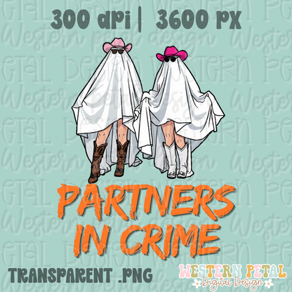 Partners in Crime Halloween PNG