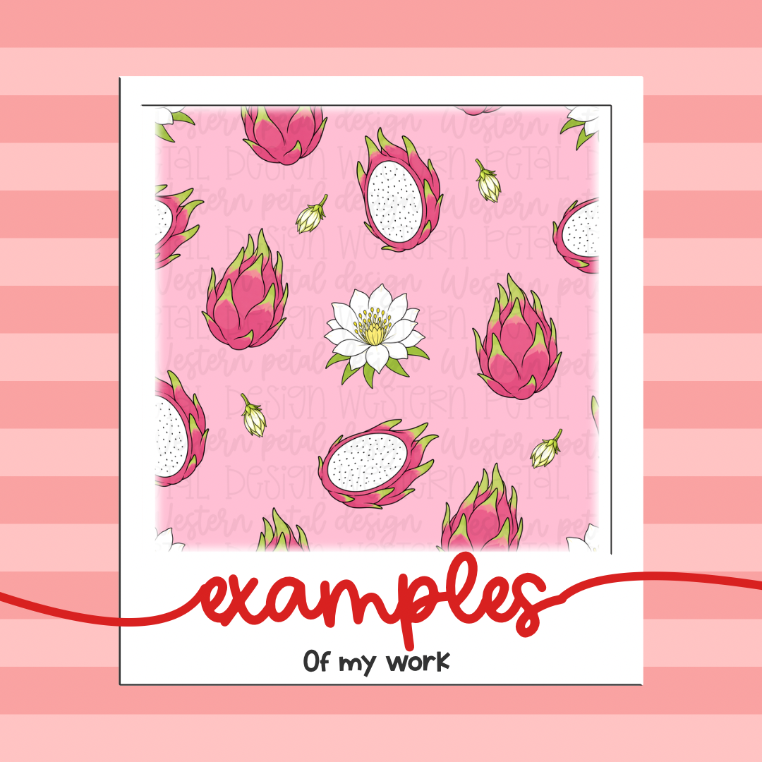 Exclusive Seamless Pattern (Custom Design – Commercial Use Included)