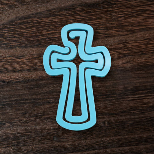 Cross acrylic bookmark, paper clip, bag clip