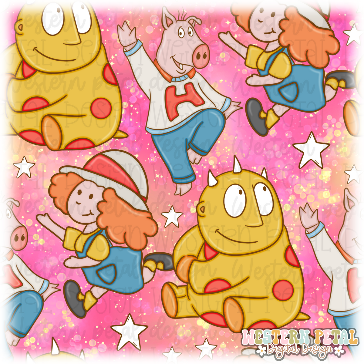 Maggie Seamless Pattern PNG