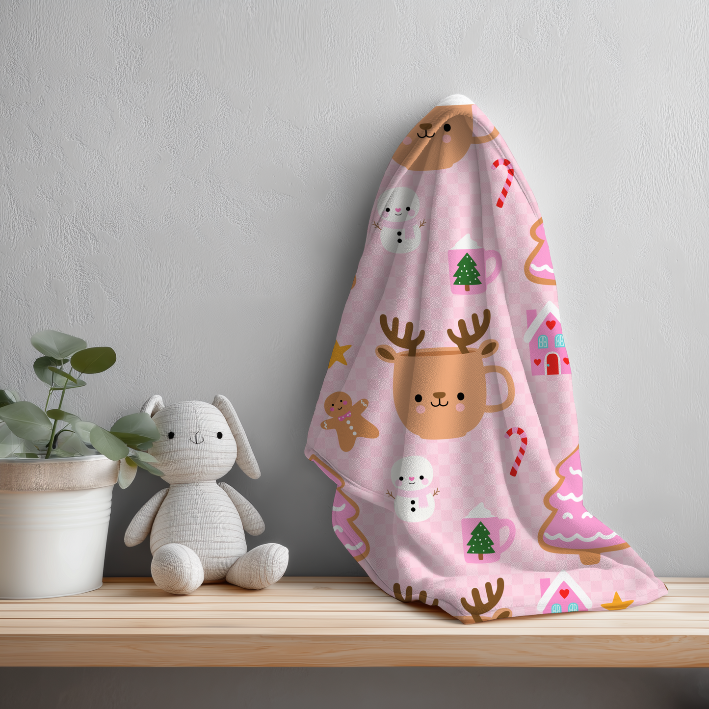 Pink Holiday Seamless File / Digital Paper