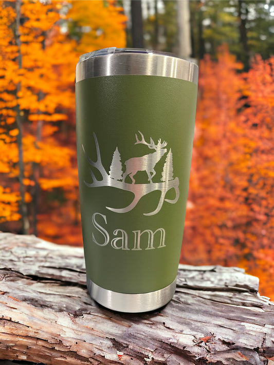 Elk personalized 20 oz tumbler / coffee cup