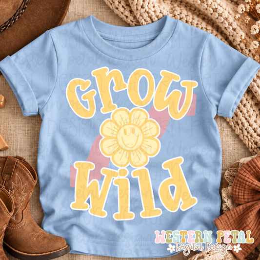 Grow Wild Shirt PNG