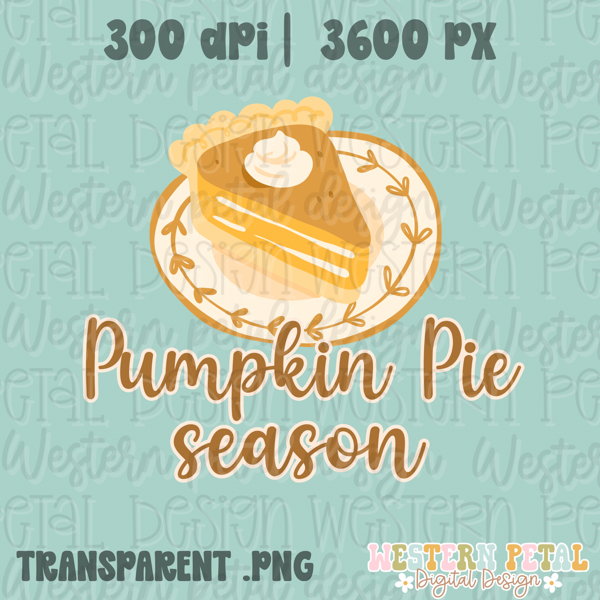 Pumpkin Pie Season PNG