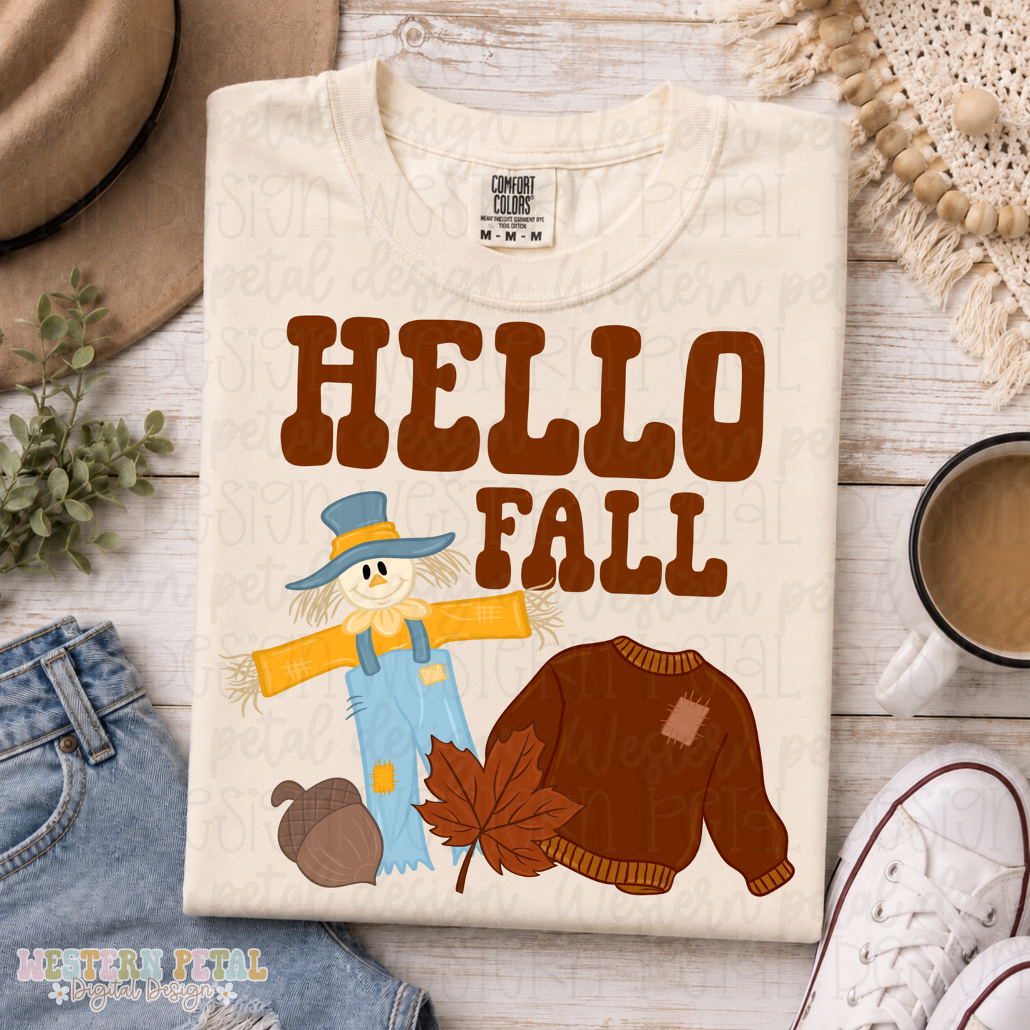 Hello Fall PNG