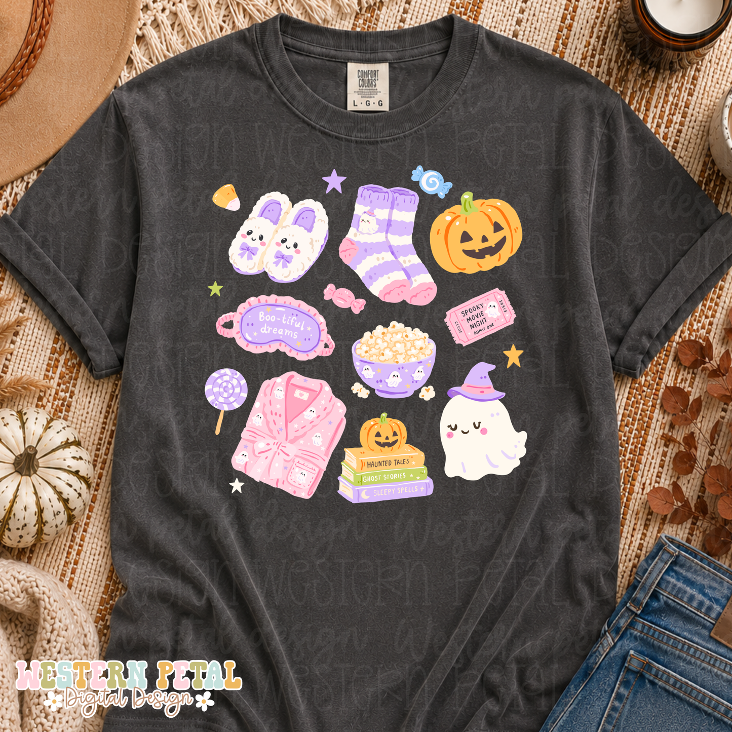 Girly spooky sleepover PNG
