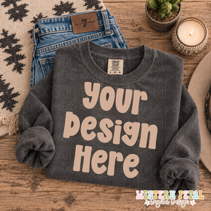 CC Pepper Crewneck Mockup