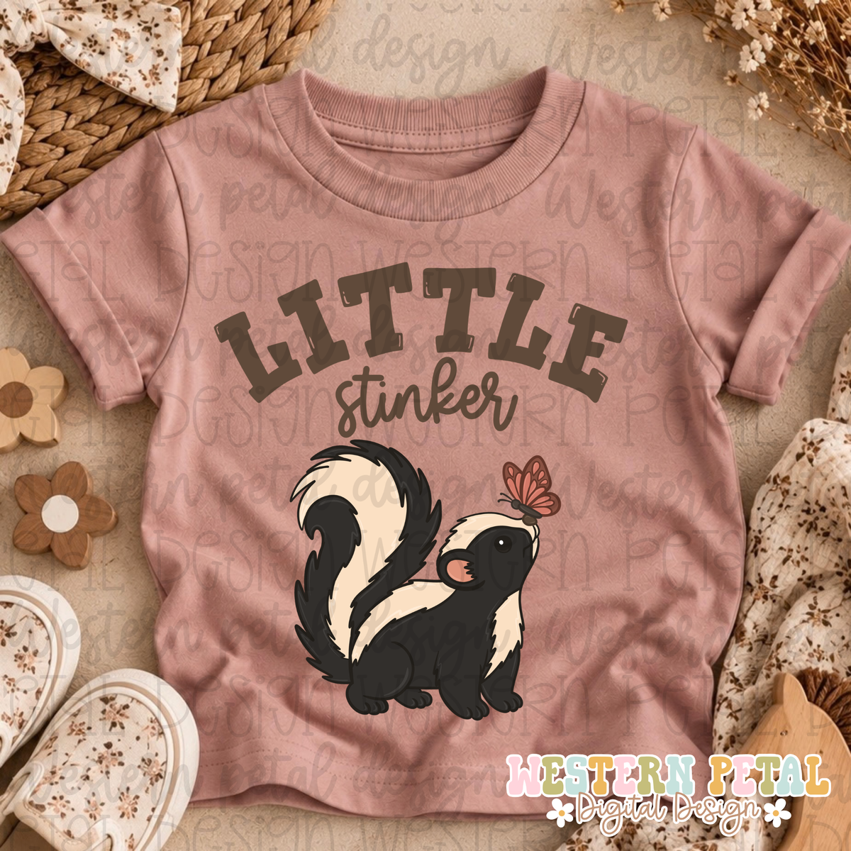 Little Stinker Shirt PNG
