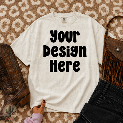 Ivory CC Western Flat Lay Mockup