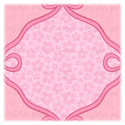 Pink Floral Bows Seamless Pattern