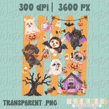 Halloween Pups PNG