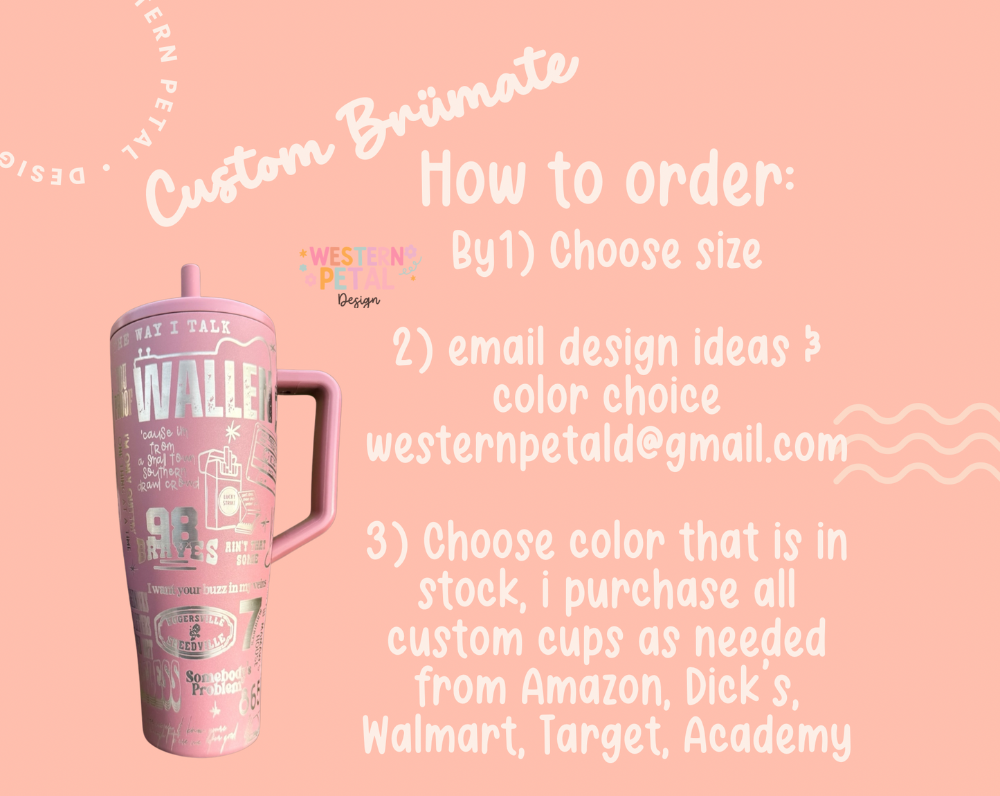 Custom Laser-Engraved BrüMate Era Tumbler (30 oz & 40 oz)