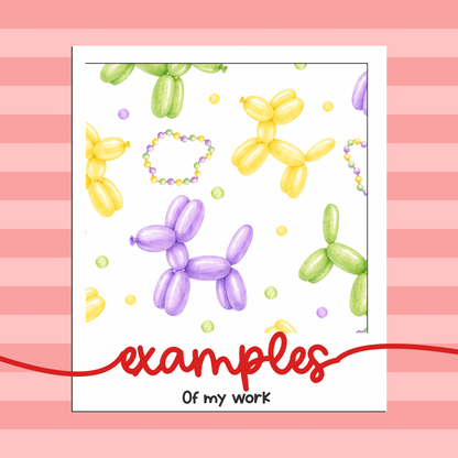 Exclusive Seamless Pattern (Custom Design – Commercial Use Included)