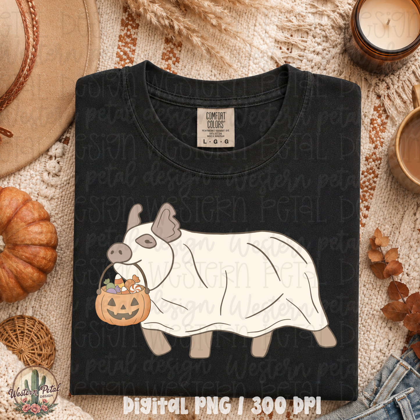 Trick or Treating Show Hog PNG