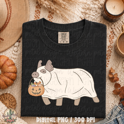 Trick or Treating Show Hog PNG