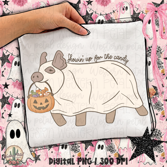 Trick or Treating Show Hog PNG