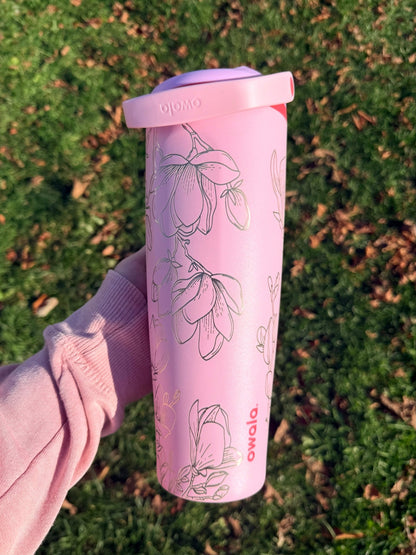 Customized Owala Freesip | Strawberry Shortcake Color | Name Added | 30 or 40 oz - Western Petal Design