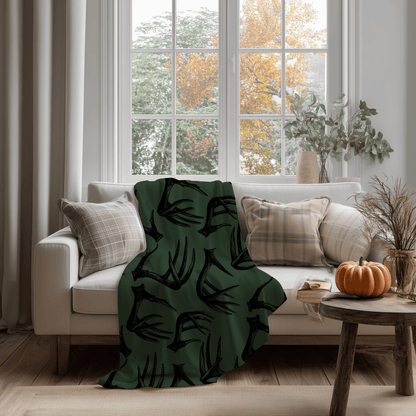 Green Antlers seamless file - Western Petal Design