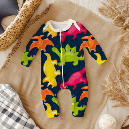 Gummy Dinos Seamless File PNG - Western Petal Design