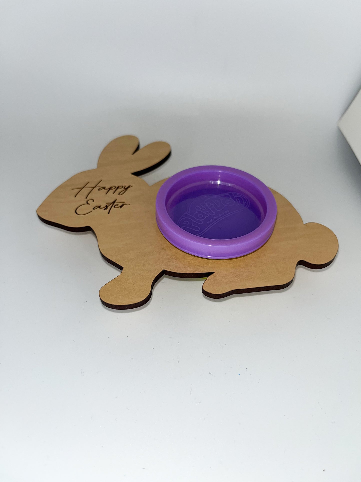 Easter Bunny Play Doh SVG File for Glowforge & Laser Cutters, Digital Download, Tested Design for Creative Projects