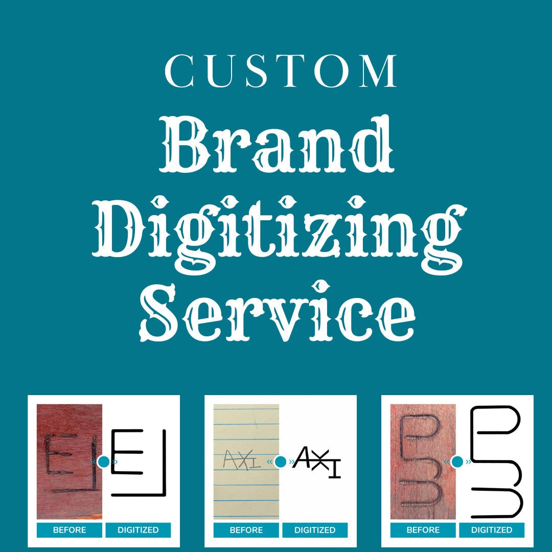 Digital Download Cattle Ranch Brand Tracing Service | SVG, PDF & PNG Files for Seamless Customization