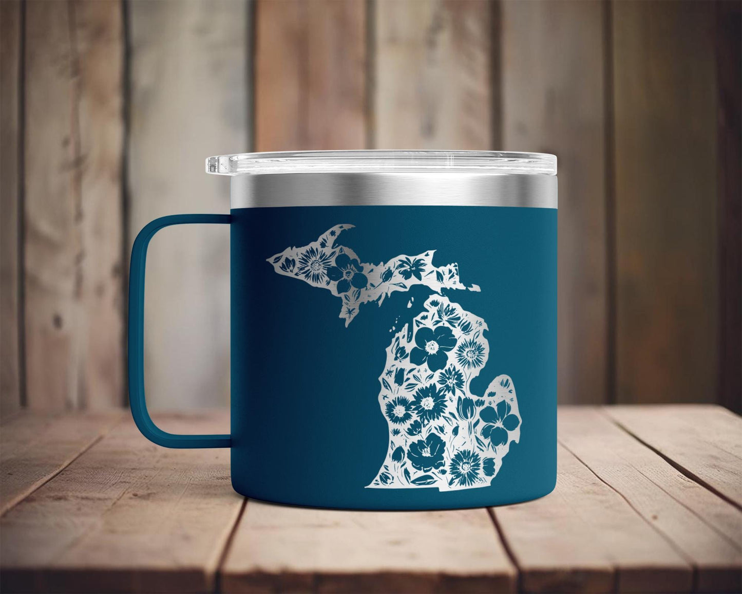 Michigan Flowers Laser Engraving Design | Cricut State Art (Digital Download)