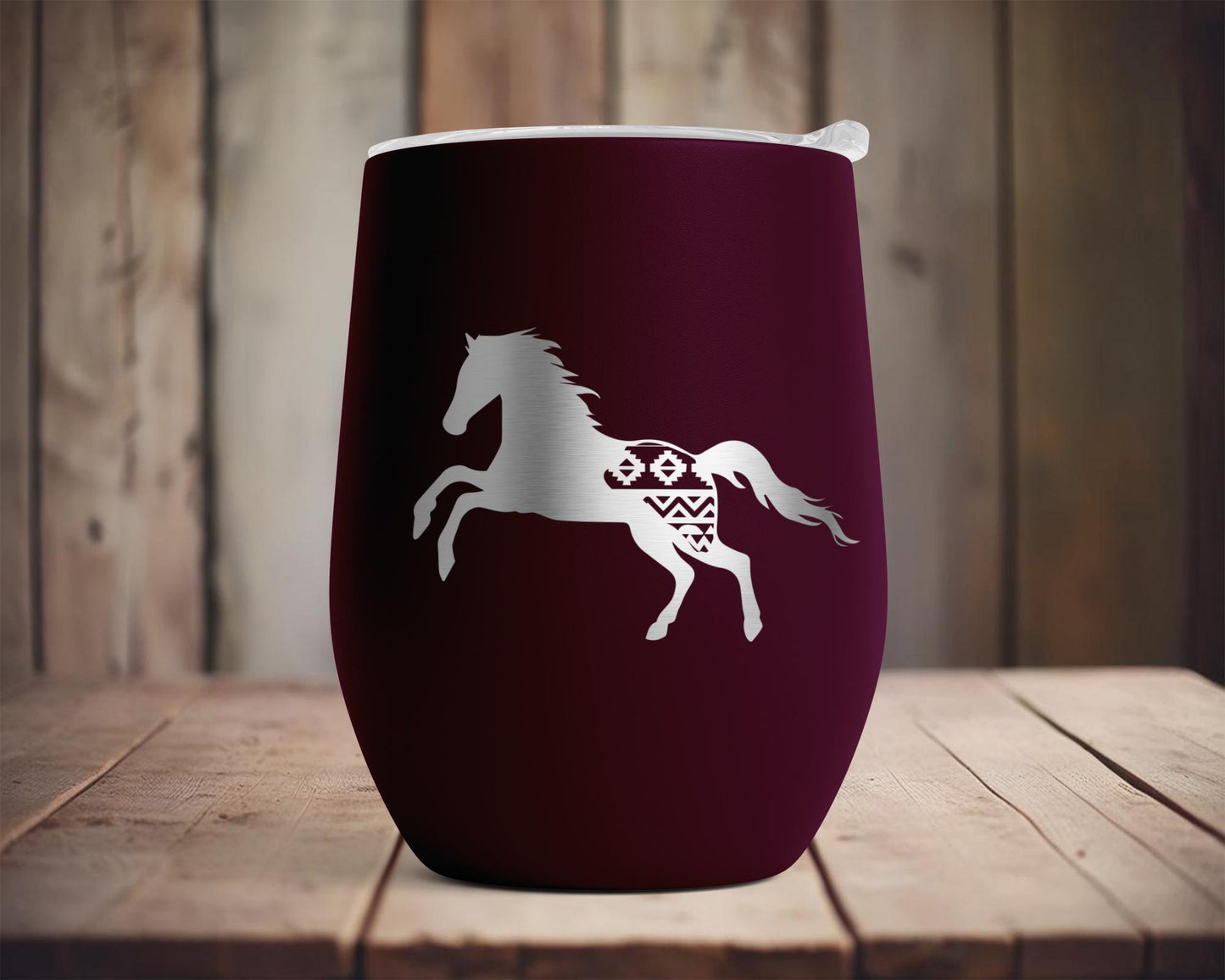 Aztec Horse Laser Engraving Design, Cricut Clipart (Digital Download)