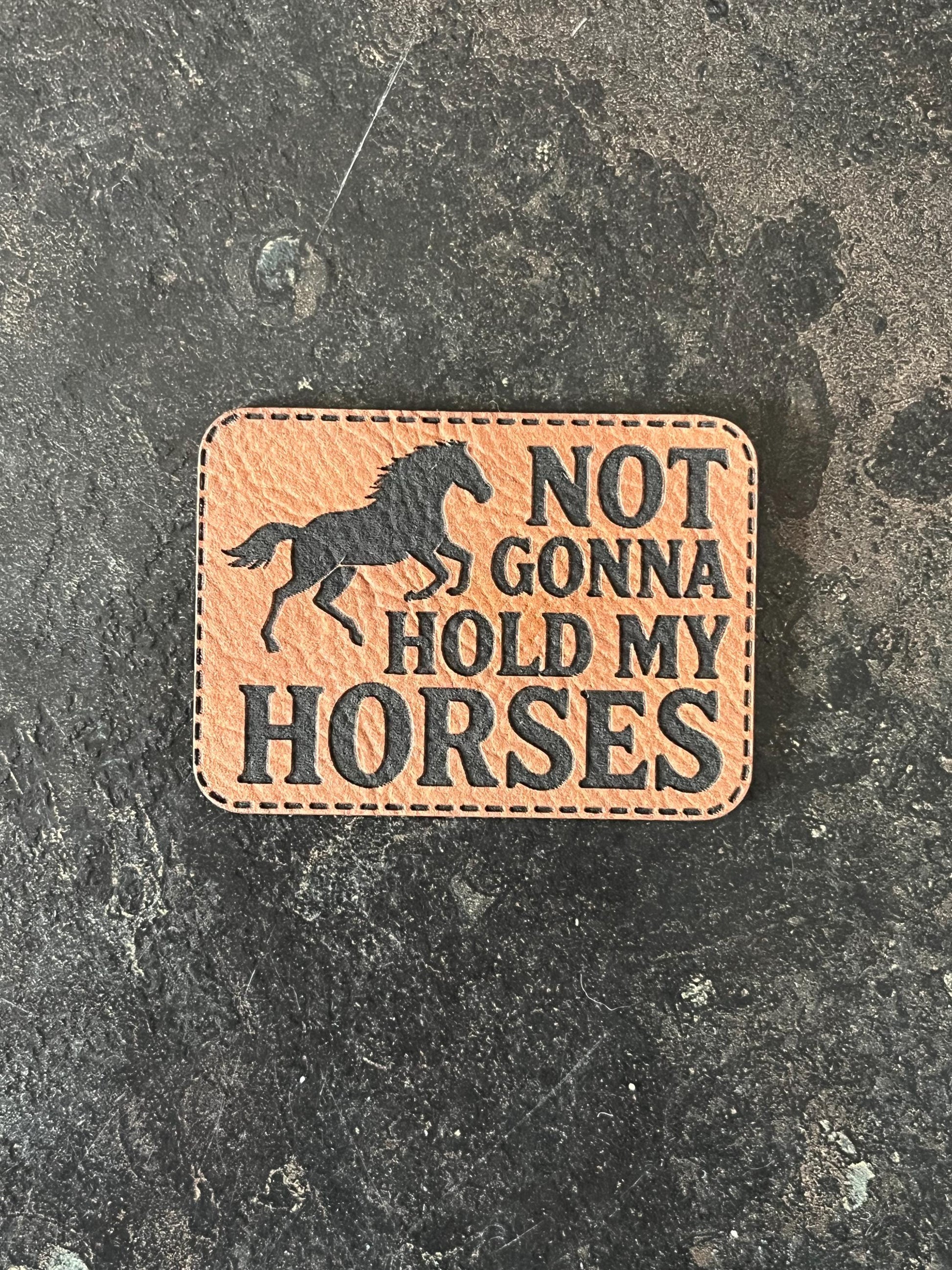 Funny Horse Hat Patch SVG – Western Laser Engraving Design (Digital Download)