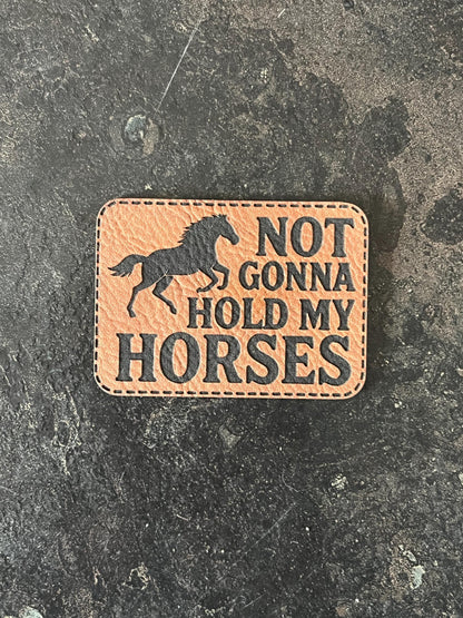 Funny Horse Hat Patch SVG – Western Laser Engraving Design (Digital Download)