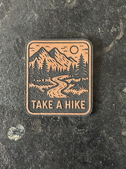 Take a Hike Hat Patch SVG – Laser Engraving Design (Digital Download)