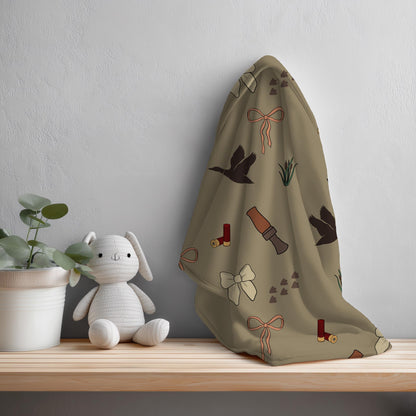 Hand-Drawn Duck Hunting & Bows Seamless Pattern | 12x12” PNG | 300 DPI Digital Download