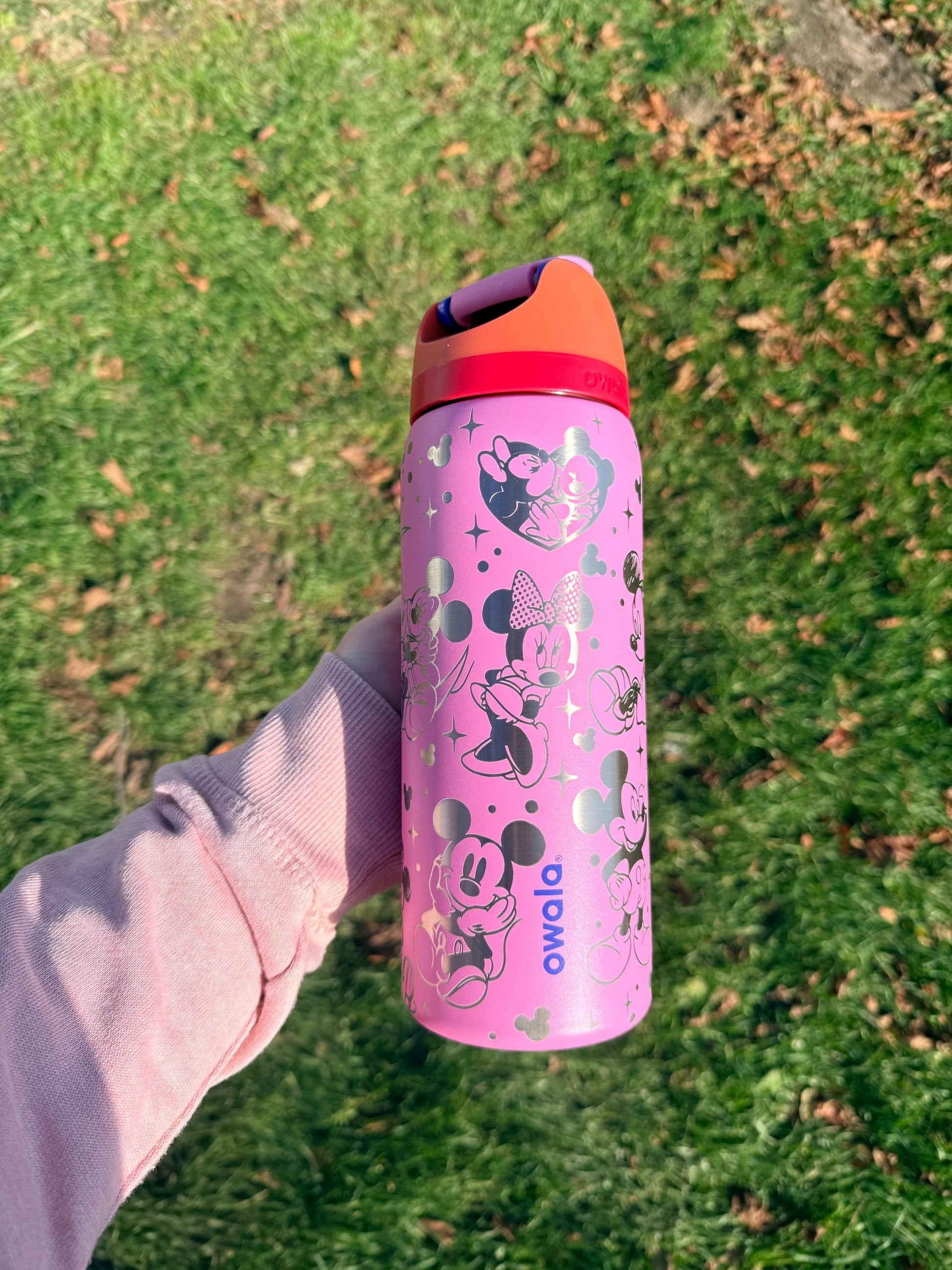 Custom Engraved Owala Tumbler, Personalized Full Wrap, Engraved Owala Cup, Laser Engraved Tumbler, 24 32 40 oz Gift