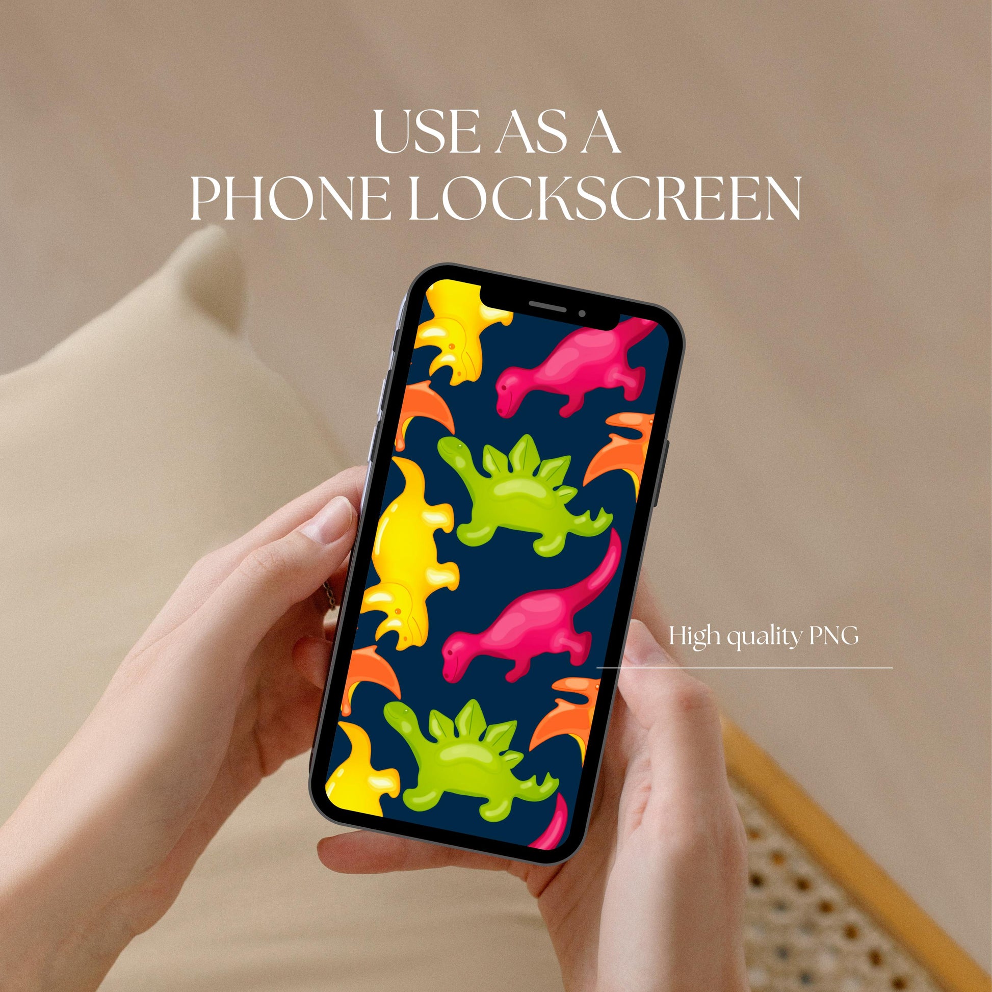 Gummy Dinosaur Seamless Pattern PNG, Cute Candy Dino Digital Paper, Kids Fabric Pattern, Colorful Dino Design, 12x12 Sublimation Download