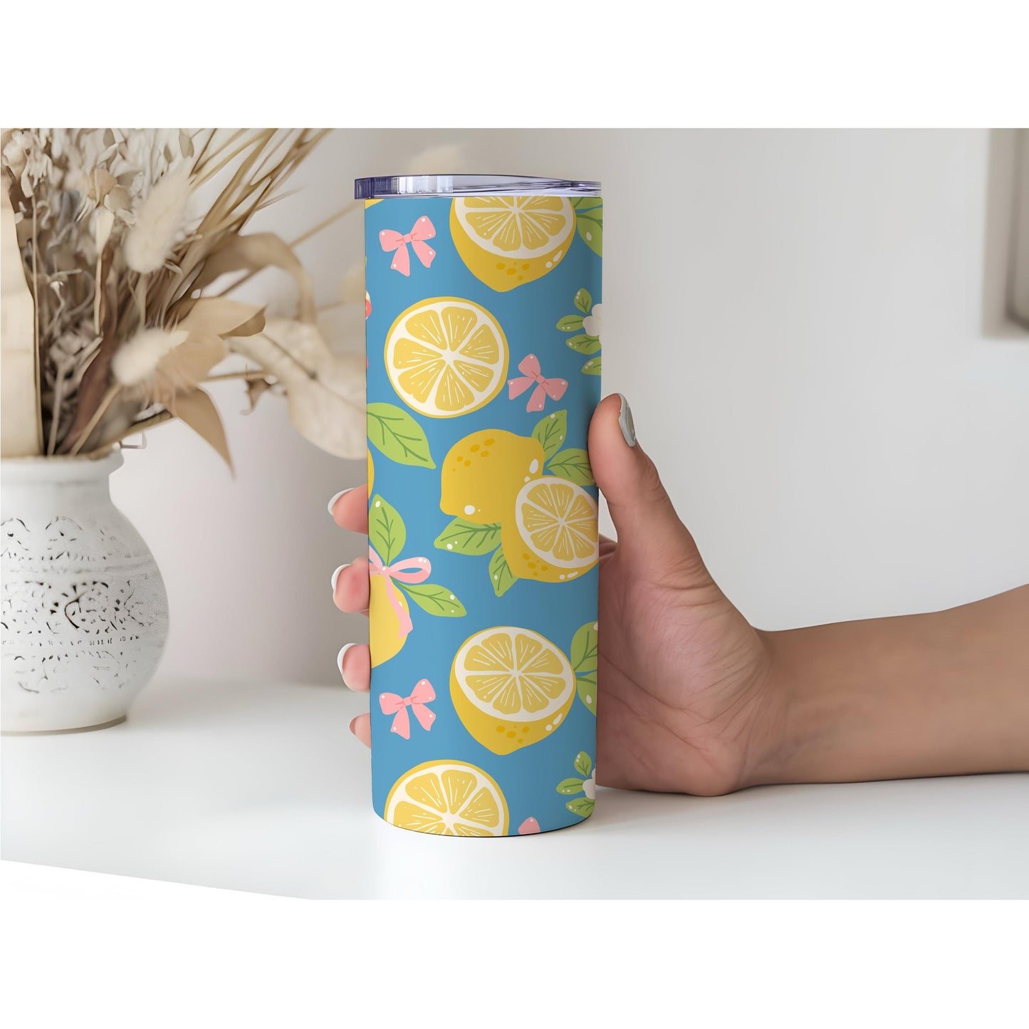 Lemon Seamless Pattern | Hand-Drawn Cottagecore Fabric Design (12x12 PNG Digital Download)