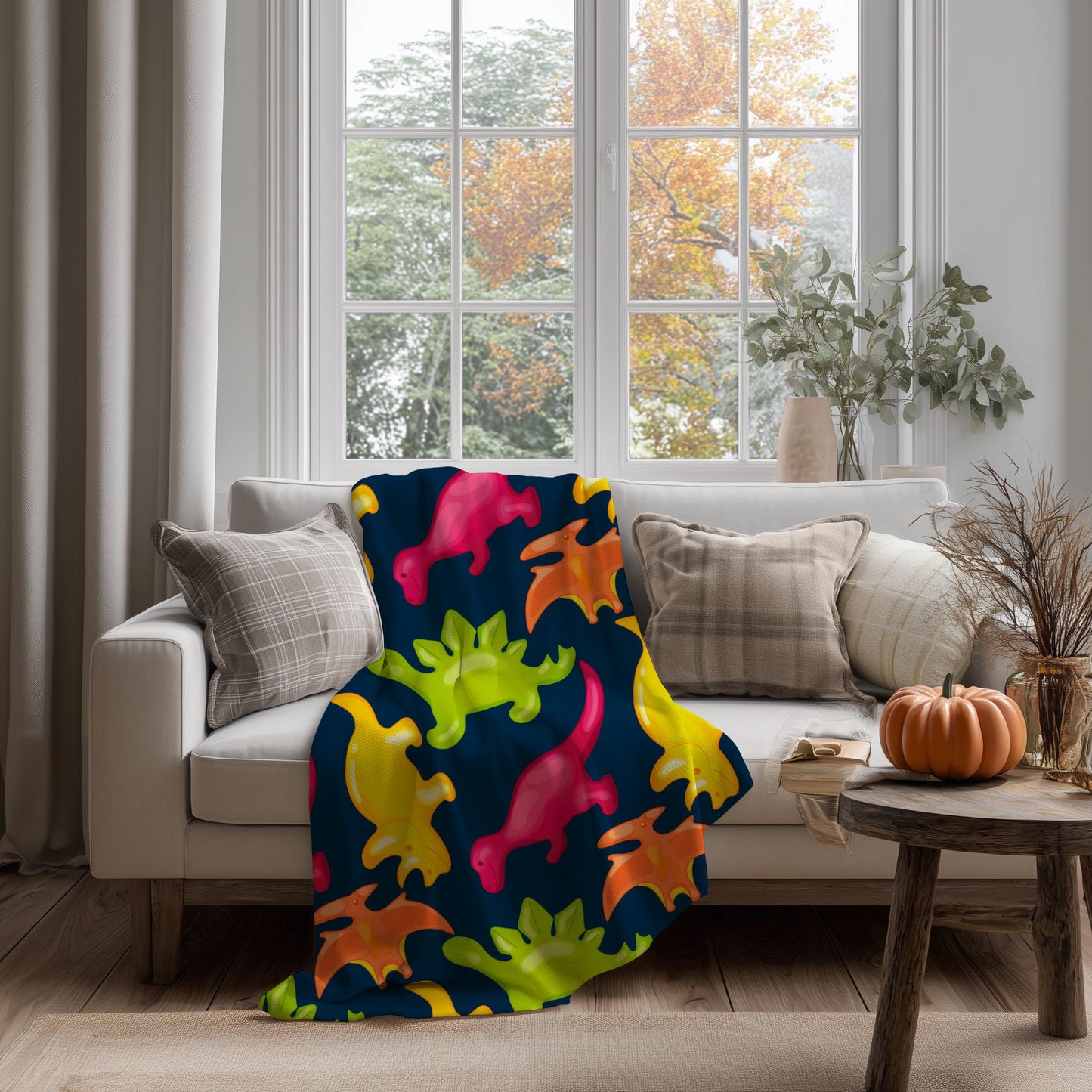 Gummy Dinosaur Seamless Pattern PNG, Cute Candy Dino Digital Paper, Kids Fabric Pattern, Colorful Dino Design, 12x12 Sublimation Download