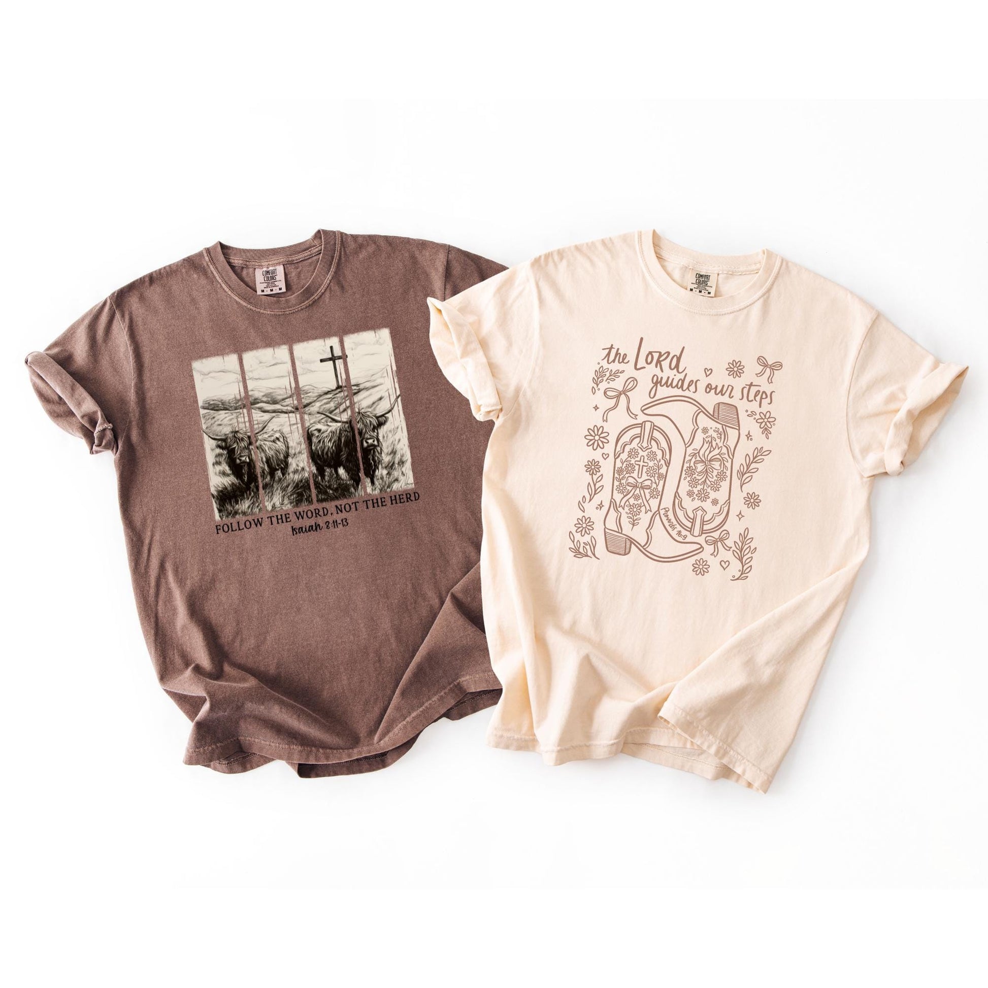 Western Christian Tee | Isaiah 8:11-13, Comfort Colors 1717
