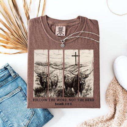 Western Christian Tee | Isaiah 8:11-13, Comfort Colors 1717