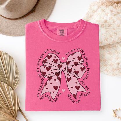You Are Enough T-Shirt | Comfort Colors Christian Tee