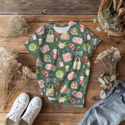 Floral Teacher Pattern | Classroom PNG (Digital Download