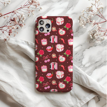 Valentine Seamless Pattern | Spicy Romance Digital Paper (PNG or JPEG)