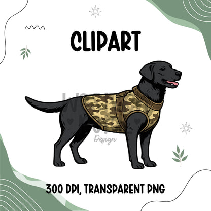 Duck Hunting Clipart Bundle | Hunting Dog, Mallard, Goose, Shotgun, Vest PNG Set