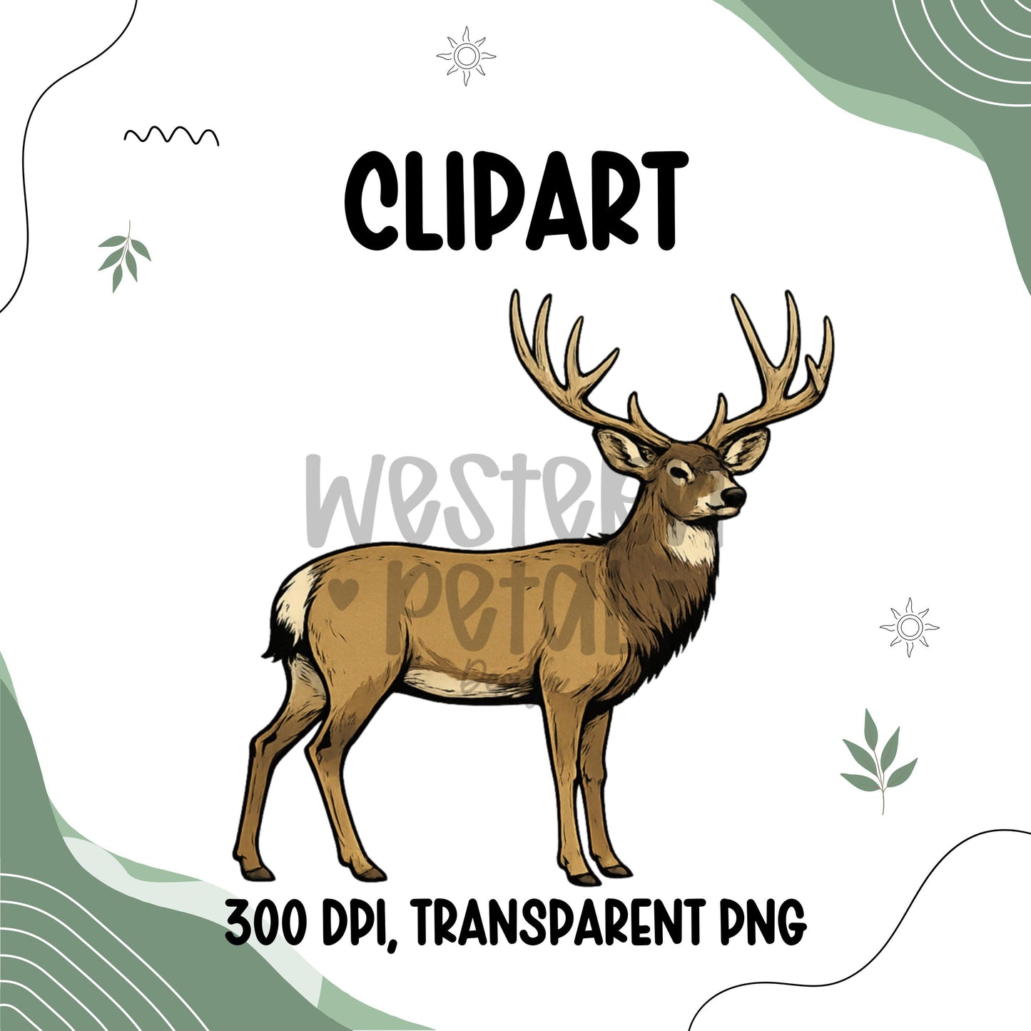 Hunting Clipart Bundle PNG, Deer Elk Hunting Graphics, Bow Rifle Outdoor Clipart Set, Camo Hunting Design, 4H FFA Digital Download