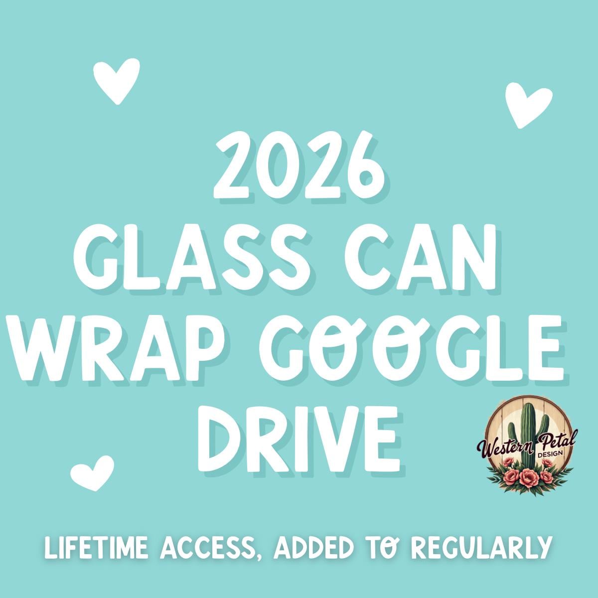2026 Glass Can Wrap PNG Library | Growing Design Vault (Digital Download)