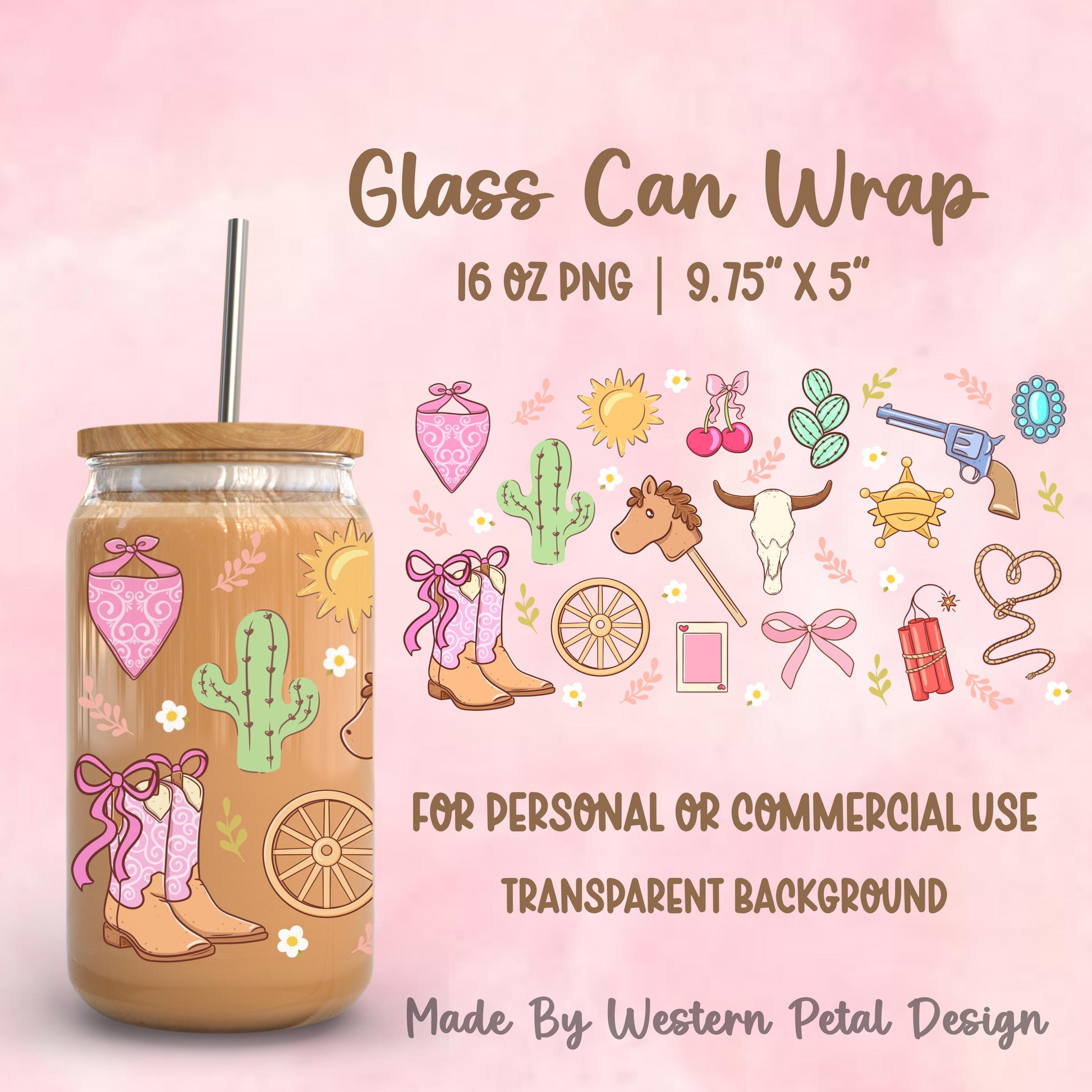 2026 Glass Can Wrap PNG Library | Growing Design Vault (Digital Download)