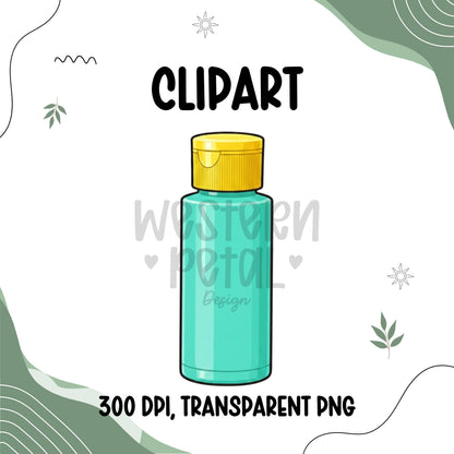 Hand Painted Banner Clipart Bundle Painting Supplies Clipart Banner Artist PNG 300 DPI Commercial Use