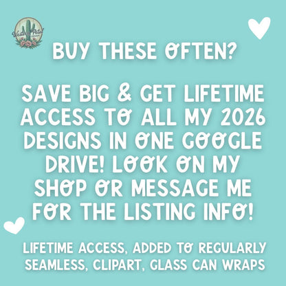 Pastel Beach Stamp Glass Can Wrap PNG | Summer Coastal Clipart (Digital Download)