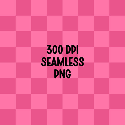Pink Checkerboard Pattern PNG, Western Petal Design Background, Preppy Pink Checkered Digital Paper, Girly Seamless Pattern, Hot Pink Square