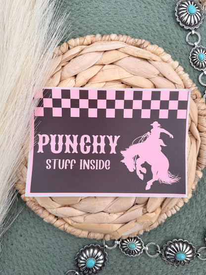 Western Thank You Stickers SET 4x6 Pink or White Business Packaging Stickers Cow Print Aztec Cactus Western Mailer Inserts Boutique