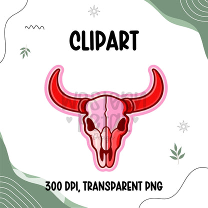 Pink Western Clipart Bundle Neon Cowgirl PNG Boots Cactus Bandana Skull Lightning Bolt Disco Ball Cowgirl Hat